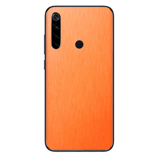 Гидрогелевое покрытие на заднюю панель смартфона Оранжевый металлик