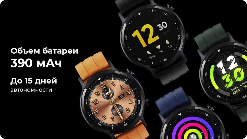 Умные часы Realme Watch S Черные