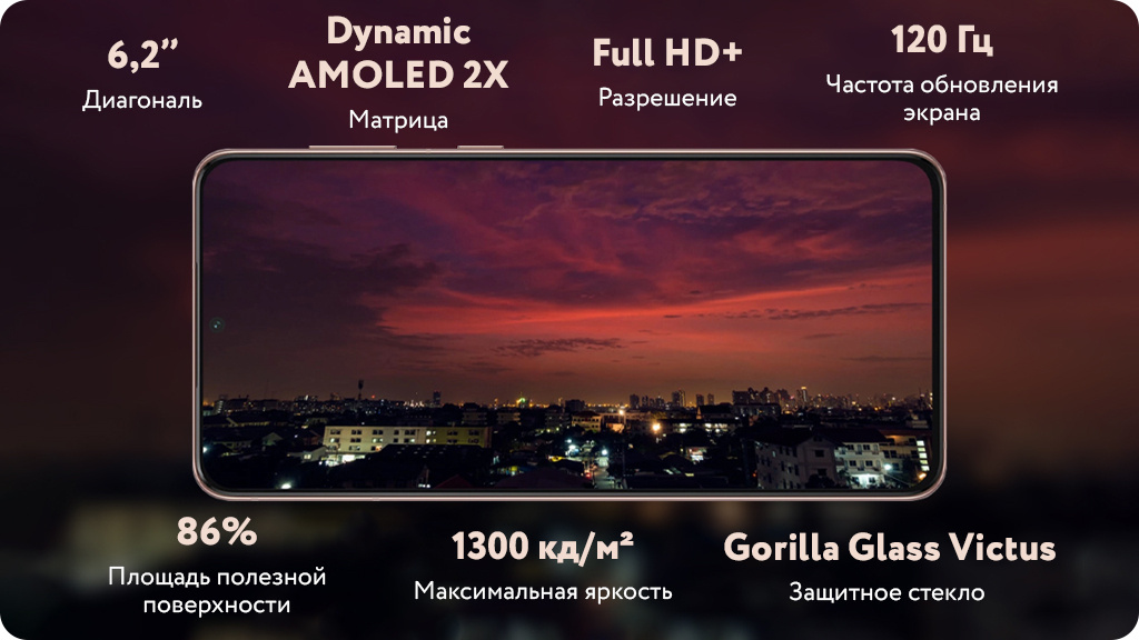 Samsung Galaxy S21 5G 8/128GB Фиолетовый фантом (Global Version)